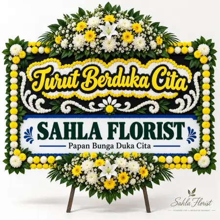 Papan Bunga Duka Bangka Barat